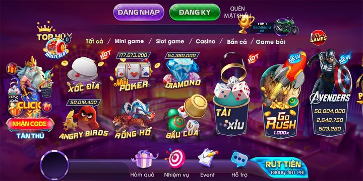 Sanclub và những trò chơi giải trí 
